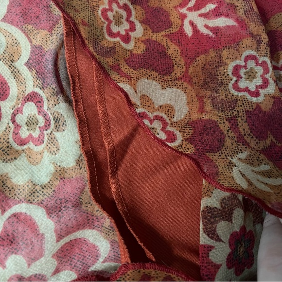 Floral Tie-Front Shirt - Picture 4 of 7